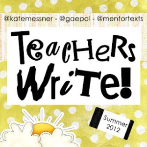 Teachers Write Button