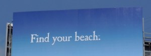 Corona find your beach billboard