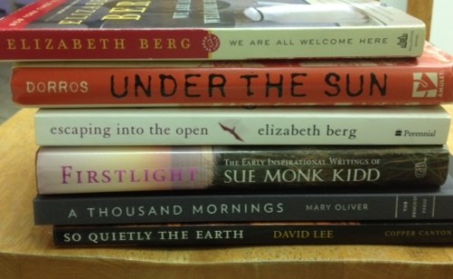 Book spine poem Under the Sun