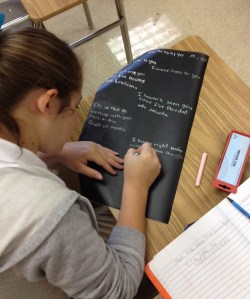 Brooke writes a poem about waves. Read aloud by Brooke and Matthew.