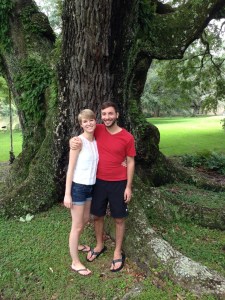 Daughter Martha with boyfriend, Jeff and Grandmother Oak.