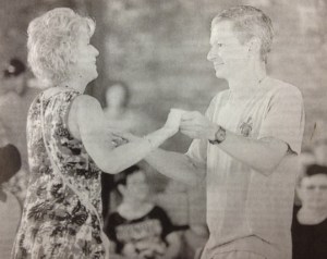 A picture of our picture in the Daily Iberian.