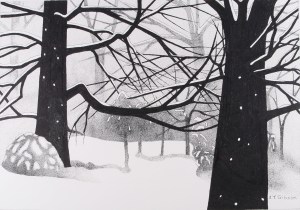 Silence of the first snow by John Gibson