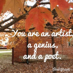 artist, genius, poet