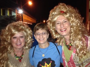 Cathy, Lory, and me at the Bouffants concert.
