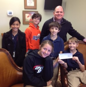 Students with Bart Romero of Musson Patout