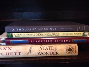by Margaret Simon A thousand mornings view from the window seat blackbird singing state of wonder