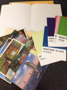 colors and postcards