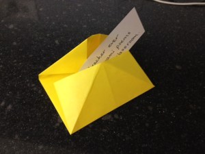 origami envelope