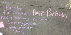 birthday cinquain