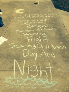 A chilling chalk zeno by Emily