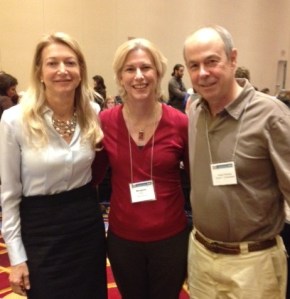 Georgia Heard and Ralph Fletcher congratulate me!