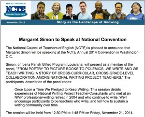 NCTE Presentation Flier