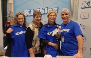 Julianne Harmatz, Fran McVeigh, me, and Mark Flannery (Kidblog President)