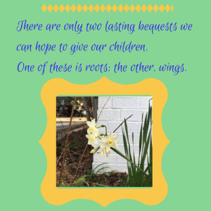 There are only two lasting bequests we copy