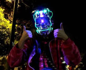 light up mask