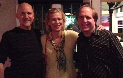 My brother Hunter, me, and Monty, his longtime friend and bass player. 