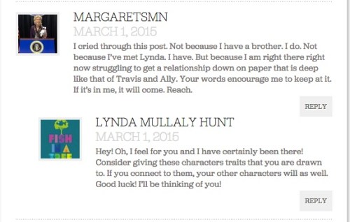 Nerdy book club comment