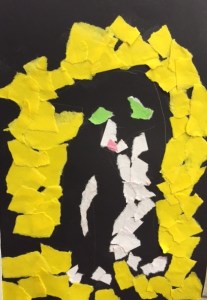 Torn paper Mimi by Margaret Simon