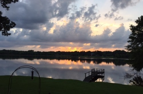 June Sunset on the lake