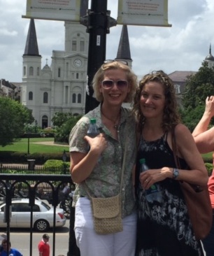 With Julianne in Jackson Square