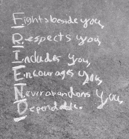 What is a friend by Emily