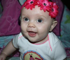 My sister's face lights up!