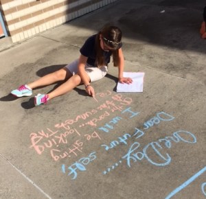Chalking poetry