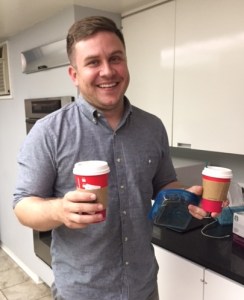My son-in-law-to-be learns the way to my heart is with coffee from Starbucks. 