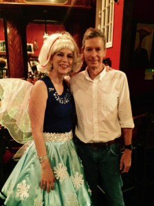 My husband took me to dinner and dancing. He was not embarrassed one bit. 