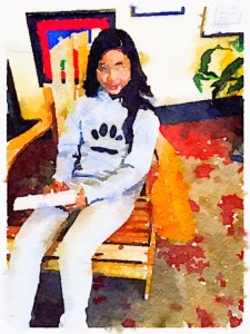 Vannisa in the gallery