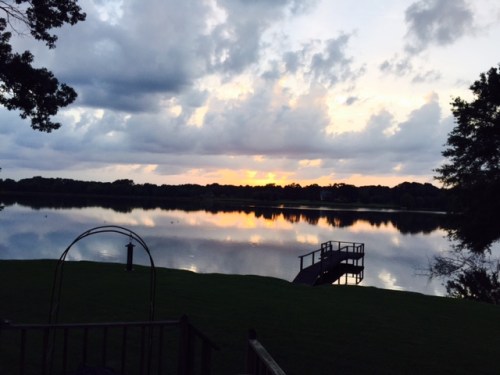 White Castle Lake sunset