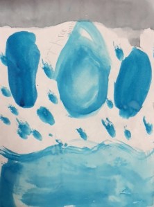 Tobie's painting of water