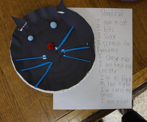 Shadow, by Jacob, 2nd grade