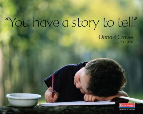 you have a story to tell