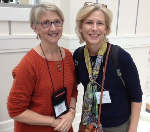 On the left is Augusta Scattergood. We met in person at NCTE '14.