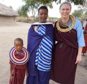 Me with my new Maasai friend, Namitu.