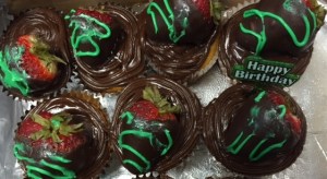 Choc-covered strawberries