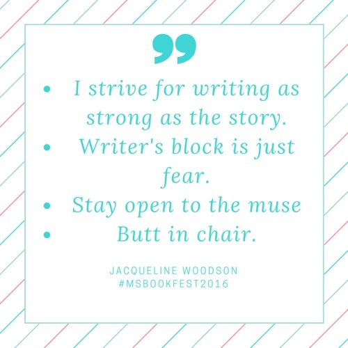 I strive for writingas strong as the story.writer's block is just fear.stay open to the musebutt in chair.