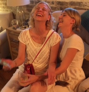 laughing with Martha