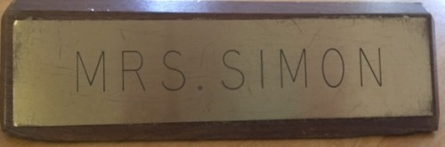 name plate