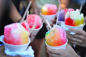 rainbow sno-cones