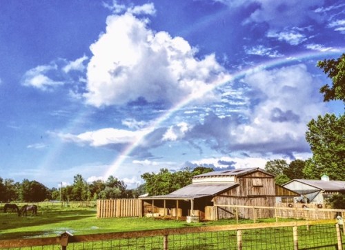 rainbows over Bonne Terre