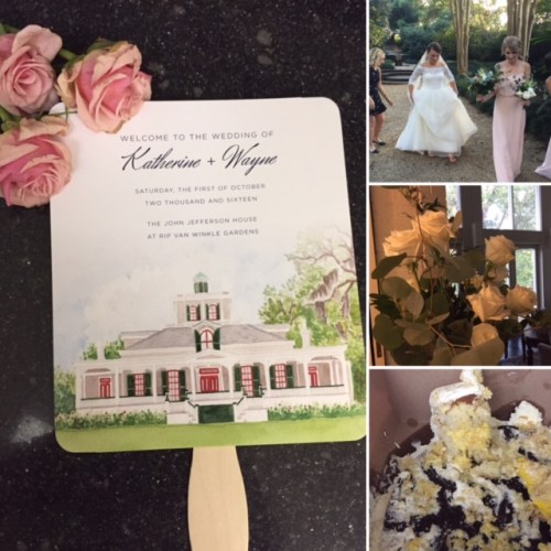 The day after, left overs, flowers, and snapshots. 