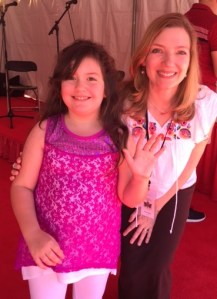 Madison meets her author hero, Irene Latham.