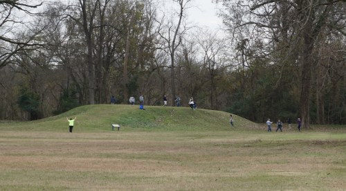 Indian mounds at the Grand Village, Natchez, MS. 