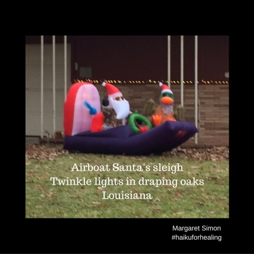 santa-in-airboatdisneyland-decorationslouisiana