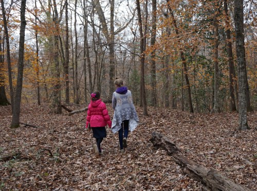 Walking the old Natchez Trace.